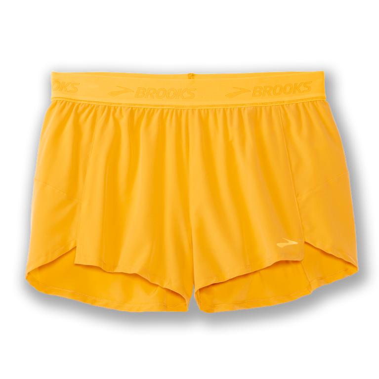 Brooks Chaser 3" Womens Running Shorts - Saffron/Orange - Indonesia (UVOA-90821)